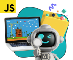 Язык программирования JavaScript + AI. Проектное обучение + геймификация + AI-помощники - КИБЕРшкола программирования для детей, компьютерные курсы для школьников, начинающих и подростков - KIBERone г. Щёлково