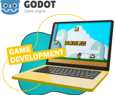 Godot.  Основа создания легендарных игр - КИБЕРшкола программирования для детей, компьютерные курсы для школьников, начинающих и подростков - KIBERone г. Щёлково