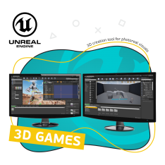 Unreal Engine 4. Игровой движок - КИБЕРшкола программирования для детей, компьютерные курсы для школьников, начинающих и подростков - KIBERone г. Щёлково