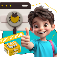 Тестирование & Vibe Debug. Охотники за багами - КИБЕРшкола программирования для детей, компьютерные курсы для школьников, начинающих и подростков - KIBERone г. Щёлково