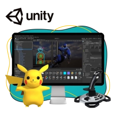 Мир игр на Unity 2D на популярном движке + AI-помощники - КИБЕРшкола программирования для детей, компьютерные курсы для школьников, начинающих и подростков - KIBERone г. Щёлково