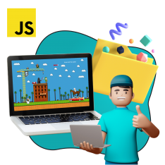 Программирование на JavaScript. Учимся создавать игры! - КИБЕРшкола программирования для детей, компьютерные курсы для школьников, начинающих и подростков - KIBERone г. Щёлково