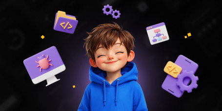 Идеальный сайт с нуля: код, дизайн и AI-помощник - КИБЕРшкола программирования для детей, компьютерные курсы для школьников, начинающих и подростков - KIBERone г. Щёлково